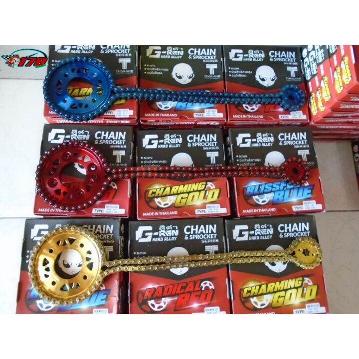 Japan G Ren Thailand Chain Sprocket Set Sniper150 Raider150 Xrm Wave