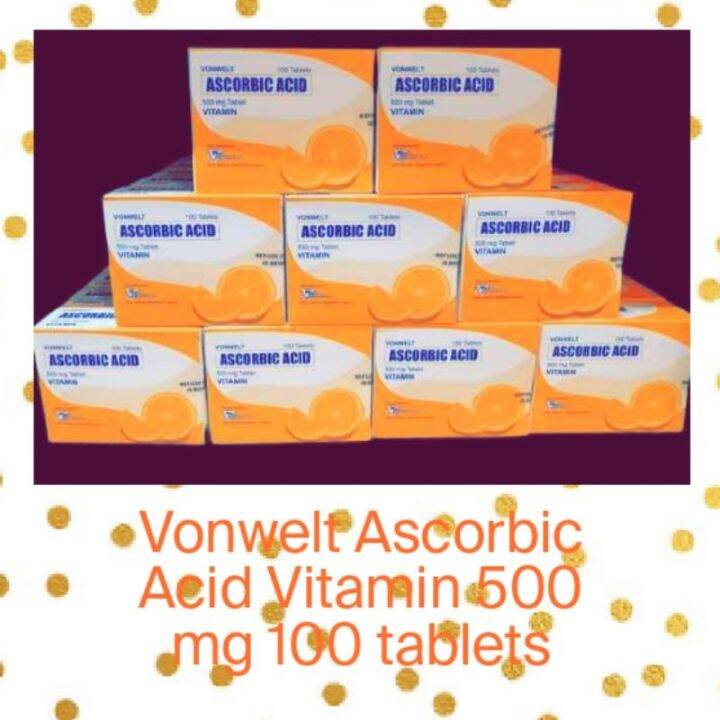 HOT COD Lwchw57110 Vonwelt Ascorbic Acid Vitamin C 500mg 100tablets