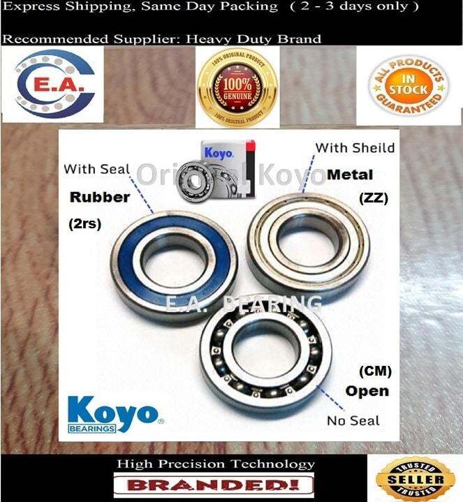 6306 CM ZZ 2RS Original Koyo Japan Bearing 30x72x19 3 Variant Open