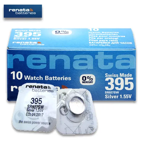 Velashop ถานนาฬกา ถานกระดม Renata 395 SR927SW Watch batteries