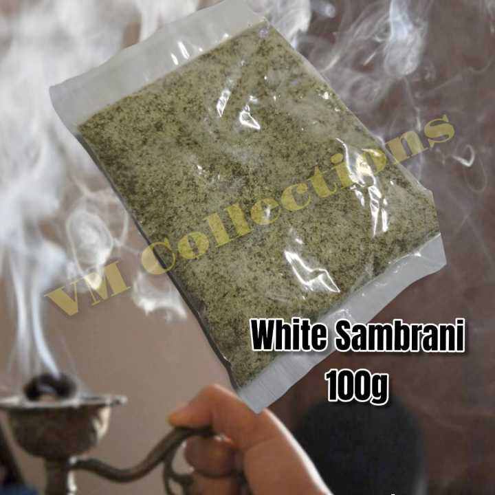 Kongulium White Sambrani Paal Sambrani 100g Lazada