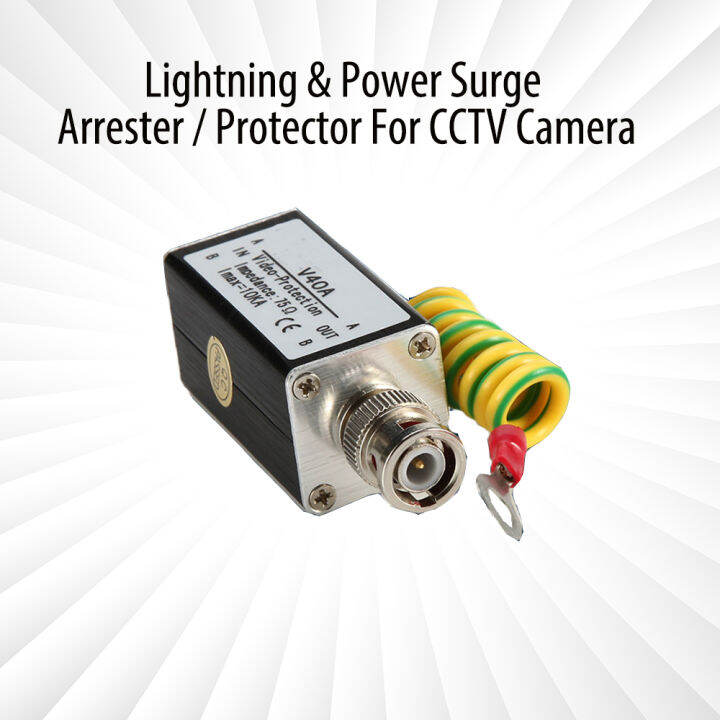 Lightning Power Surge Arrester Protector For Cctv Camera Lazada