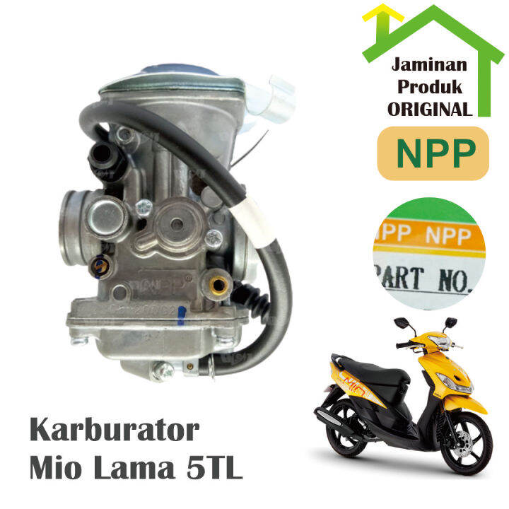 NPP Karburator Mio Smile Soul Sporty Fino Karbu Carburator Kode 5TL