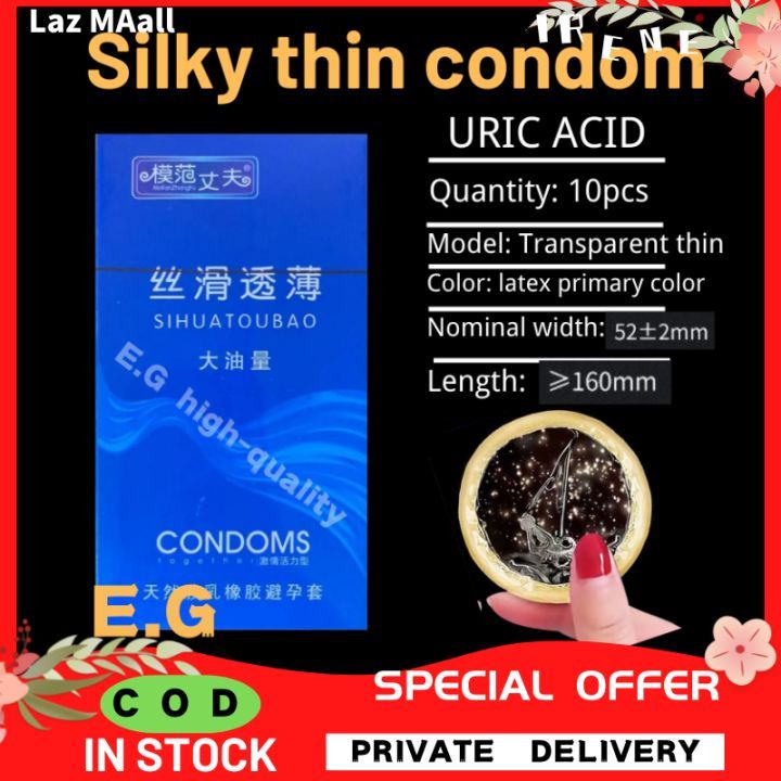 A Box Of New Ultra Thin Hyaluronic Acid Condom Men S Invisible Point