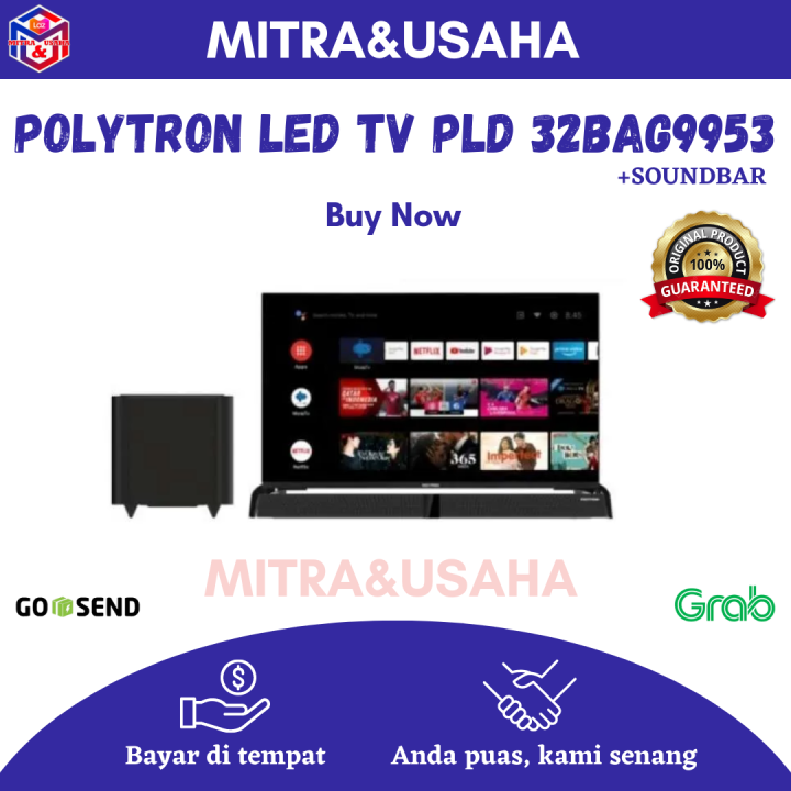 Polytron Smart Android Digital Tv Inch Pld Bag Sound Bar