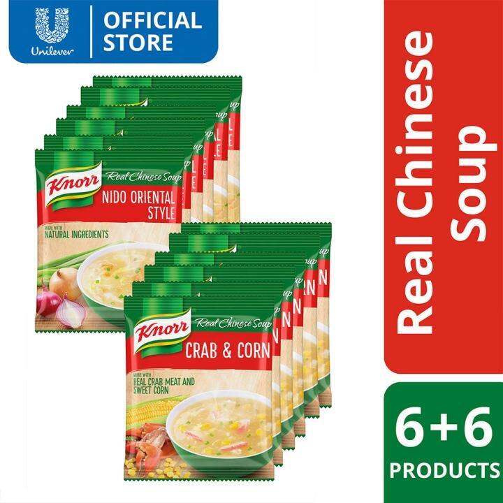 Knorr Real Chinese Soups Pack Nido Oriental Style Soup Mix G And