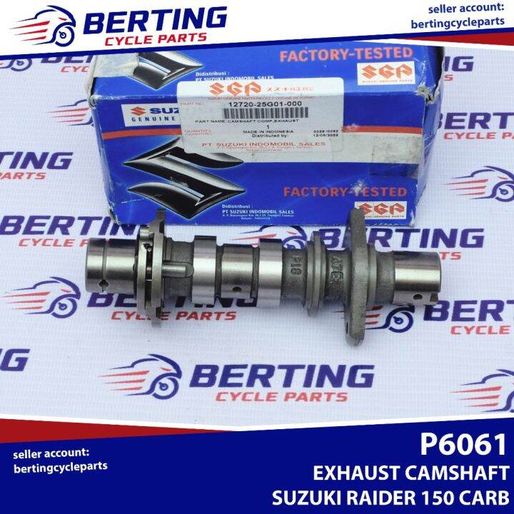 Sgp Camshaft Comp Exhaust Suzuki Raider Carb Genuine G