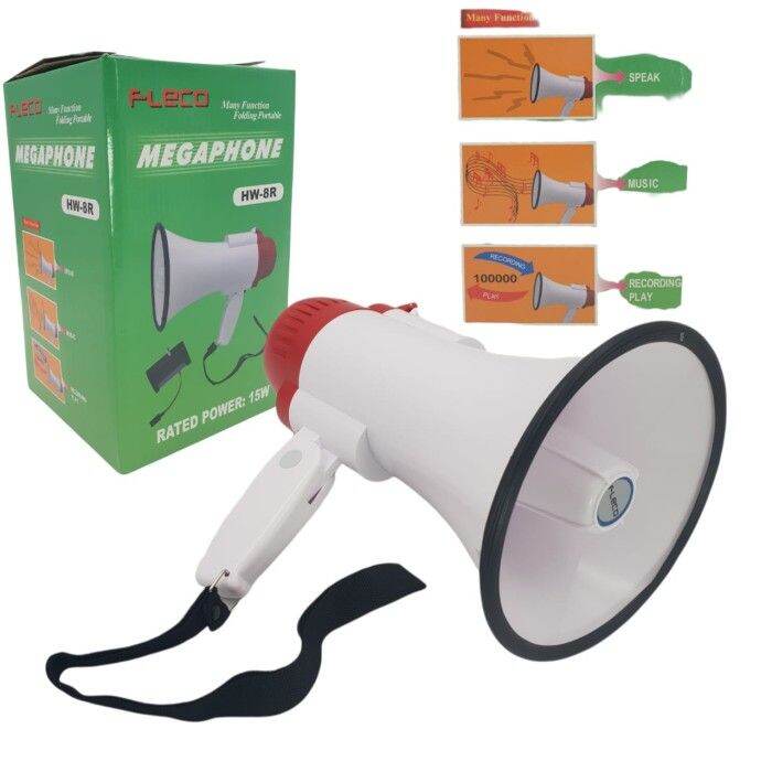 Toa Megaphone Pengeras Suara Hw R Rechargeable Bisa Menggunakan Daya