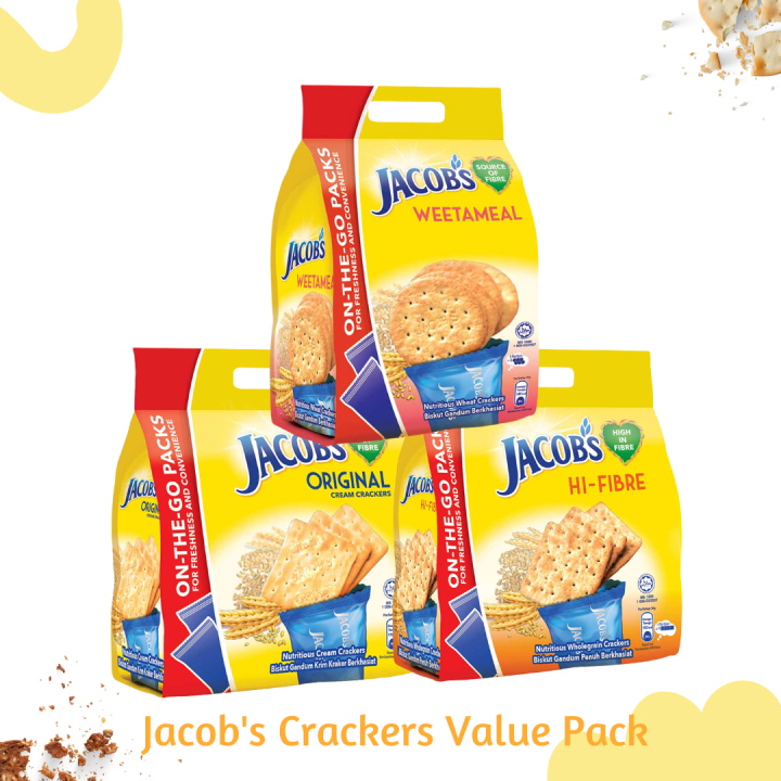 Jacob S Crackers Value Pack Original Hi Fibre Weetameal Packs