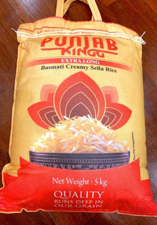 Basmati Rice Punjab King Extra Long Creamy Sella Kg Lazada Indonesia