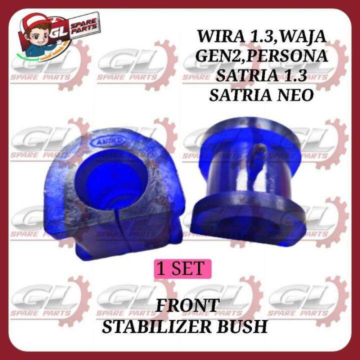 FRONT STABILIZER BAR BUSH 1PAIR SILICONE PROTON WIRA 1 3 WAJA GEN2