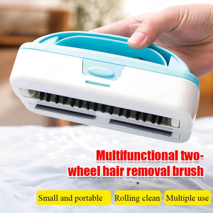 Huanlangcaiji Versatile DualWheel Electrostatic Cleaning Brush For