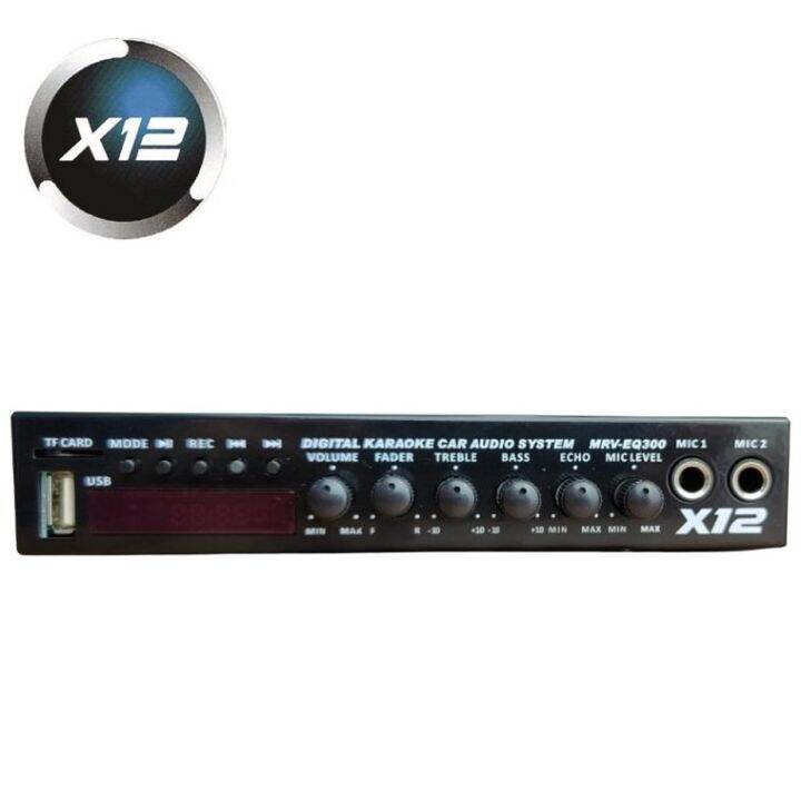 X12 MRV EQ300 Preamp Parametric Equalizer With Subwoofer Output Mic