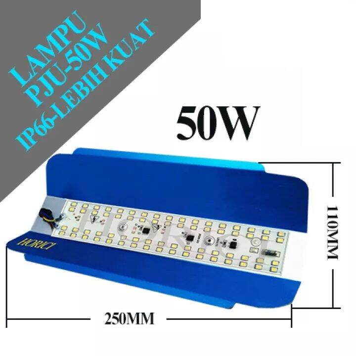 LAMPU JALAN LED 50W PJU SUNLAMP SOROT OUTDOOR PENERANGAN JALAN LED