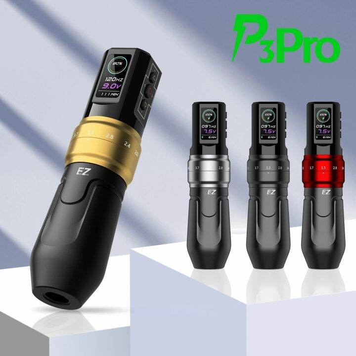 Ez P Pro Wireless Battery Tattoo Machine Pen Adjustable Stroke Length