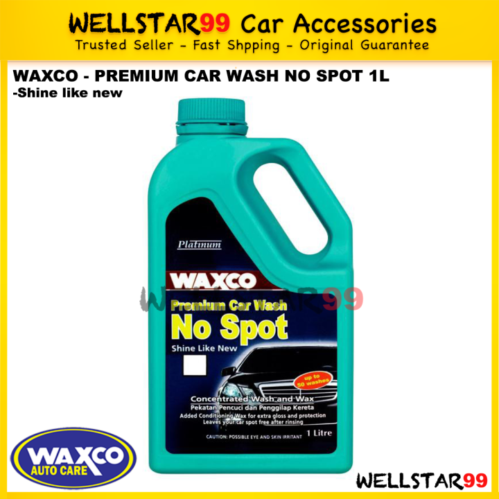 WAXCO No Spot Premium Car Wash 1L Car Shampoo Lazada