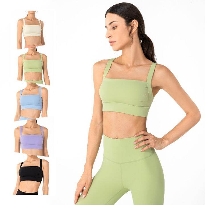 Lululemonˉ New Điều Chỉnh Tư Thế Đồ Lót Thể Thao Female Chạy Chống Sốc