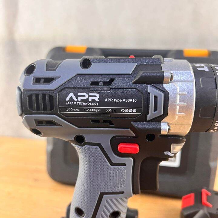 BOR CORDLESS APR JAPAN 36V 10mm KEYLESS CHUCK BESI IMPACT DRILL