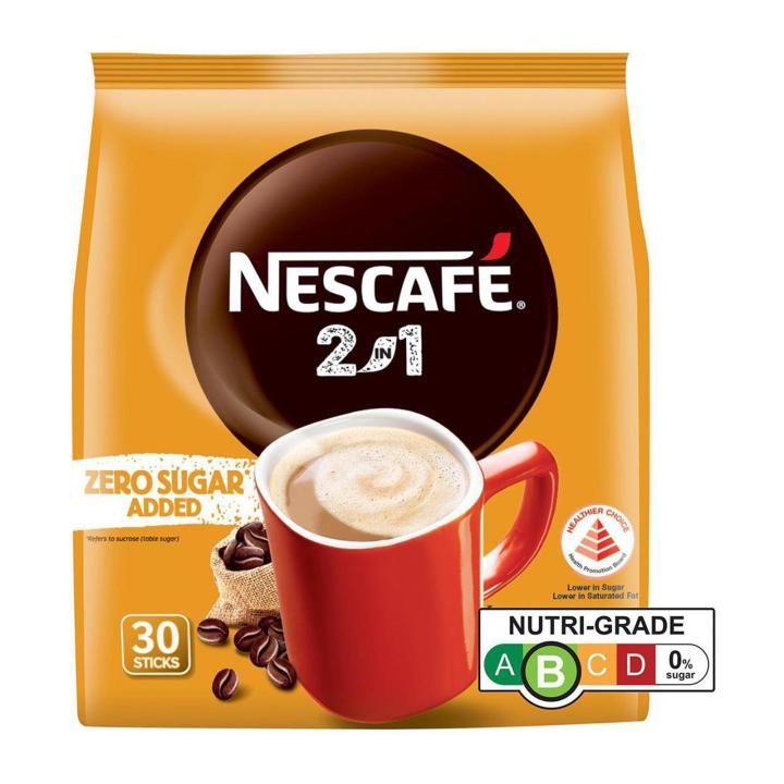 Nescafe Zero Sugar Added 2in1 Instant Coffee X30 Sachets Lazada Singapore