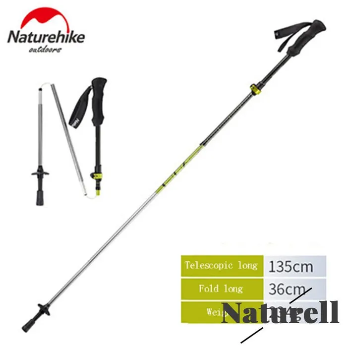 Cod Trekking Pole Lipat Carbon Fiber Naturehike Nh D D Hijau