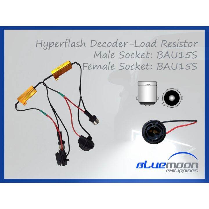 Hyperflash Decoder Warning Canceller Load Resistor 50w 6ohm With SOCKET