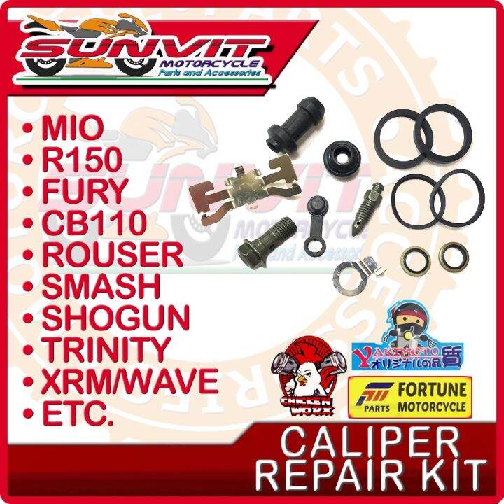 MOTORCYCLE CALIPER REPAIR KIT WAVE110 MIO XRM TRINITY RAIDER150 SMASH