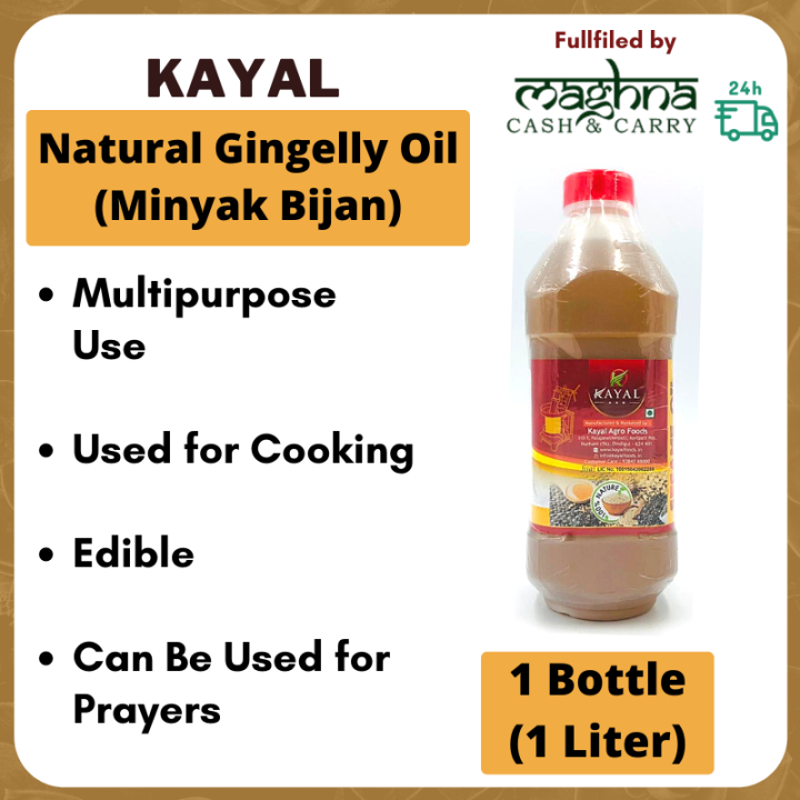 Kayal Natural Cooking Gingelly Oil Minyak Bijan Sesame Oil