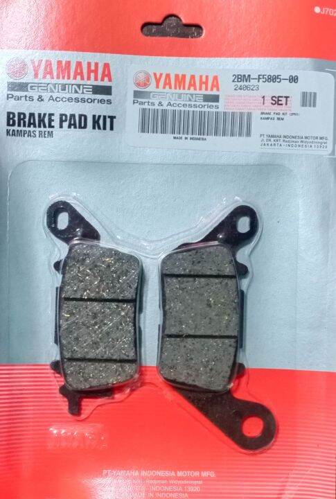 Genuine Yamaha Brake Pad For Mio I 125 Mio Soul I 125 Lazada PH