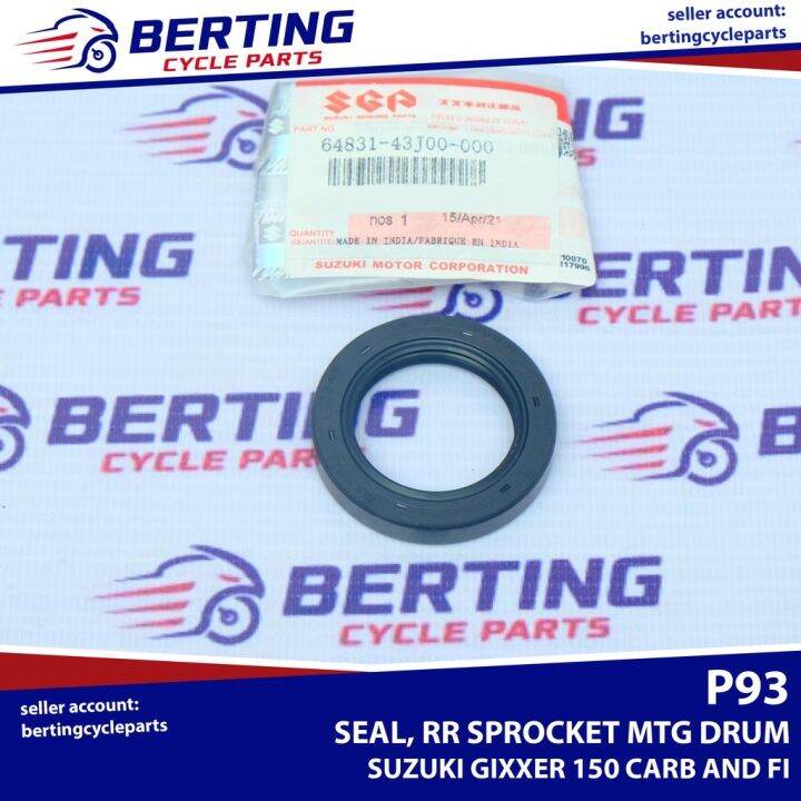 Sgp Rear Sprocket Oil Seal Mtg Drum Suzuki Gixxer Carb And Fi