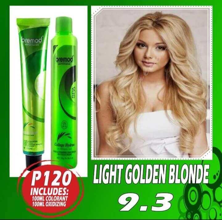 Light Golden Blonde Bremod Hair Color With Oxidizing Ml Lazada Ph