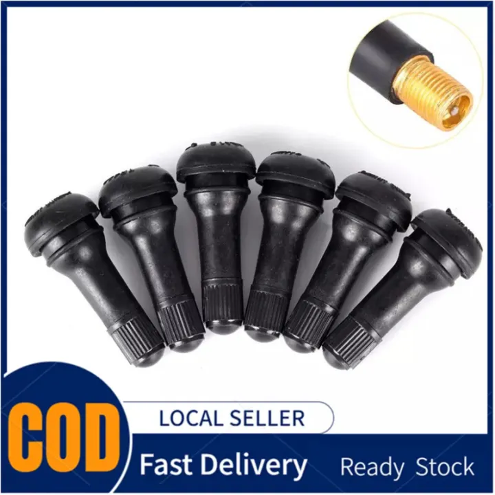 Pickegg Pcs Tr Black Rubber Snap In Valve Stems Tire Tyre Valve