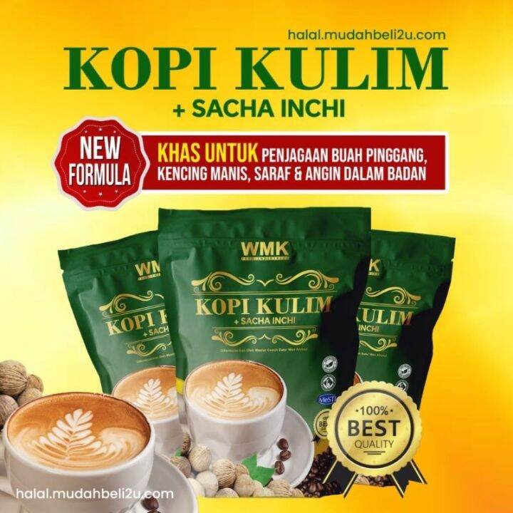 KOPI KULIM SACHA INCHI ASHWAGANDHA HABBATUSSAUDA 15SACHET Lazada