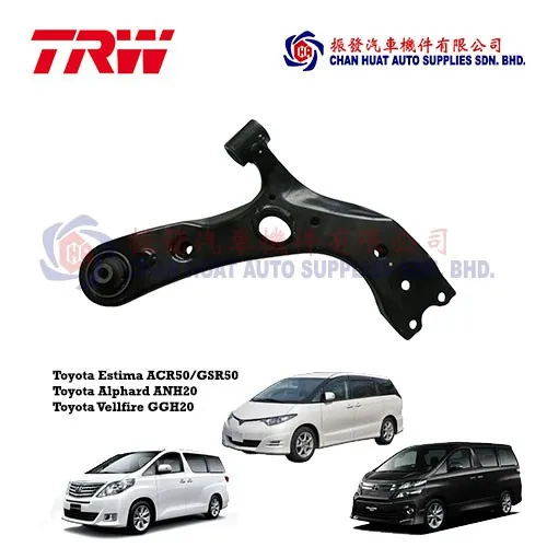 Toyota Estima Acr Gsr Alphard Anh Vellfire Ggh Trw Lower Arm