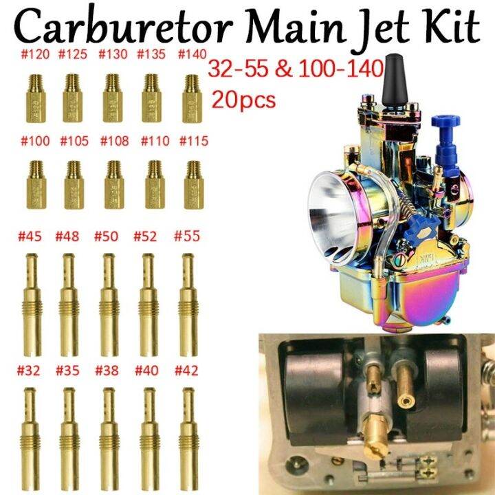 Carburetor Main Jet Kit With Slow Pilot Jet Set Replacement Fir For Nsr