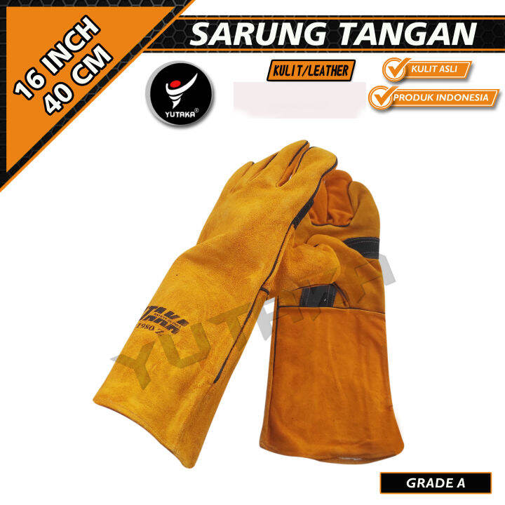 Sarung Tangan Las Yutaka Inch Tan Sarung Tangan Yutaka Welding