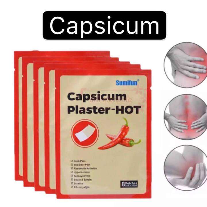 5pack Or 40patch Original Pain Relieve Patch Chinese Medical Capsicum