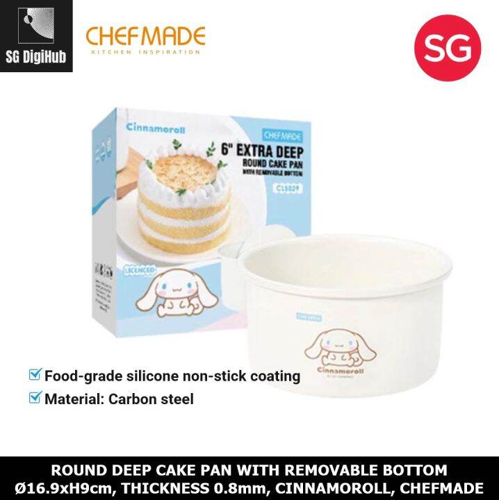 Chefmade Cinnamoroll Round Deep Cake Pan With Removable Bottom