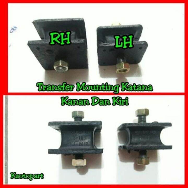 Set Pcs Transfer Mounting Karet Dudukan Transmisi Samping Katana