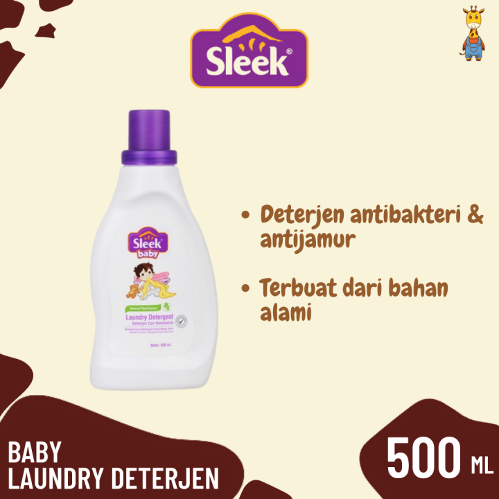 Sleek Baby Laundry Botol 500 Ml Laundry Detergent Lazada Indonesia