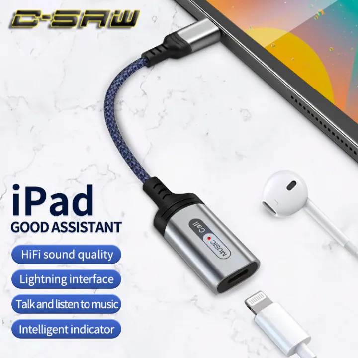 C Saw Type C To Lightning Audio Adapter For Ipad Pro Air Air