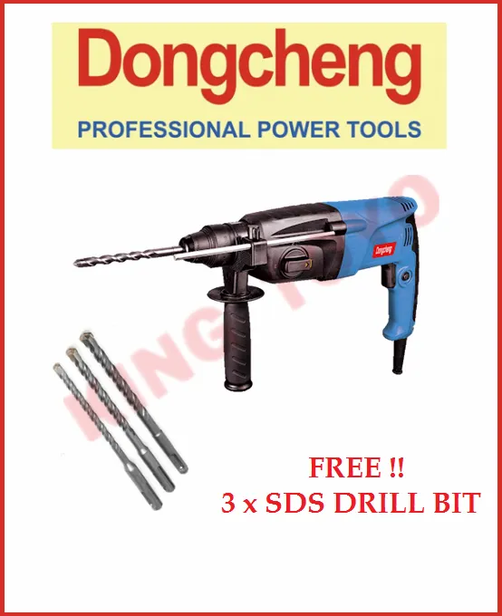 Dongcheng DZC 05 26 720W 800W Rotary Hammer Drill Mesin 3 Function