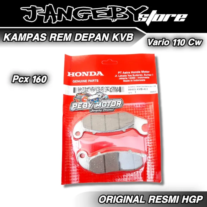 Kampas Rem Depan PCX 160 PCX 150 ABS Vario 110 Cw ORIGINAL RESMI HGP