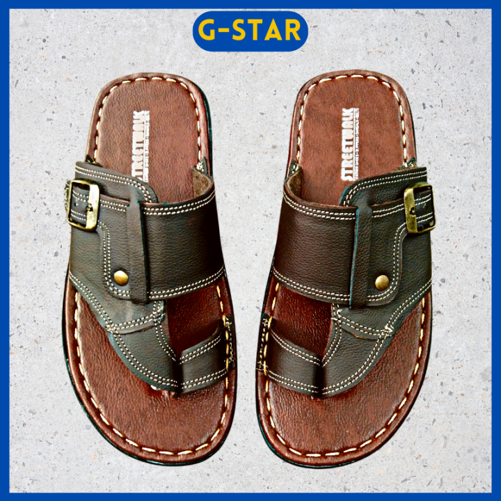 G Star Footwear One Finger Leather Sandals For Men Made In Marikina One