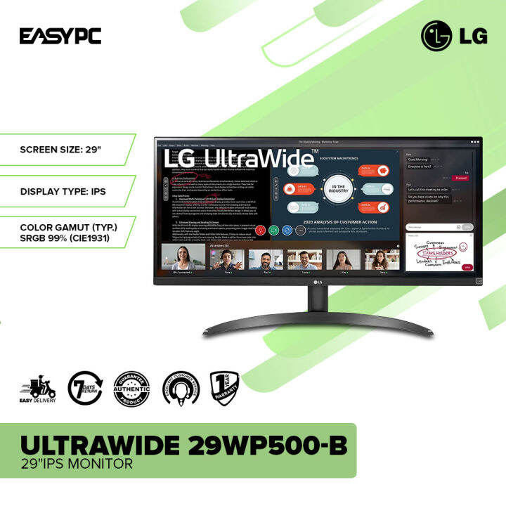 Easypc Lg Ultrawide Wp B Ips Monitor Lazada Ph