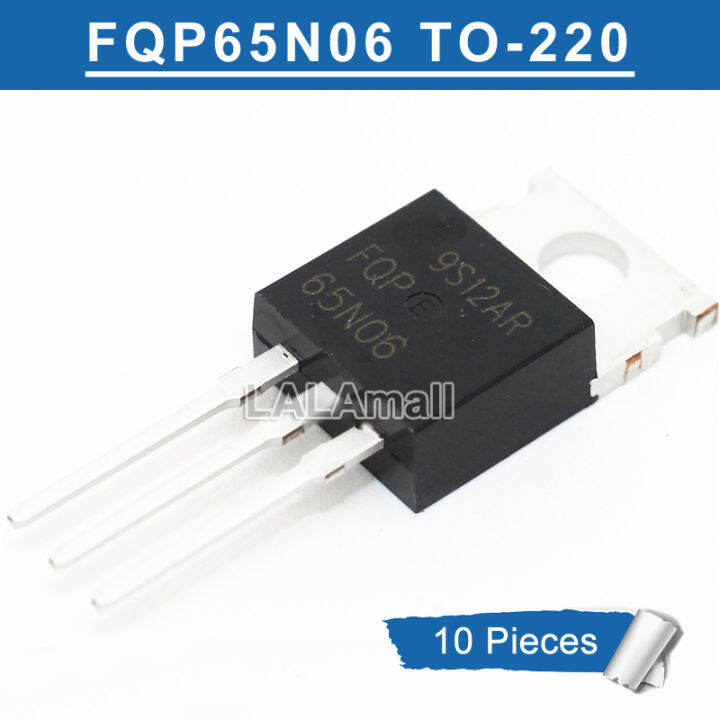 10ชน FQP65N06ถง 220 FQP 65N06 TO220 N Channel 65A MOSFET