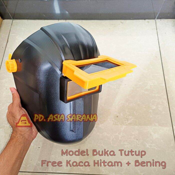 Welding Mask 2 In 1 Buka Tutup INGCO WM101 Topeng Kedok Helm Las