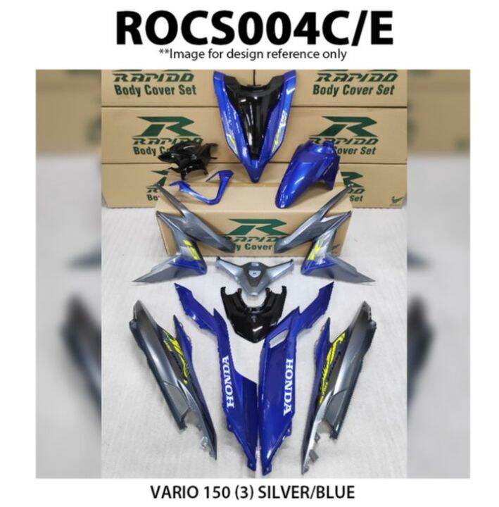 Body Cover Set Rapido Vario Honda V V Black Red Silver Blue