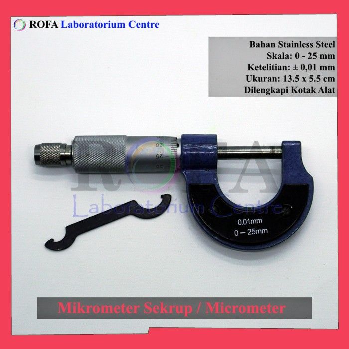 Mikrometer Skrup Mikrometer Sekrup Outside Micrometer Micrometer