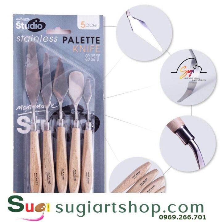 Sugi Art Shop B Bay Tr N M U Mont Marte Studio Palette Knife Set