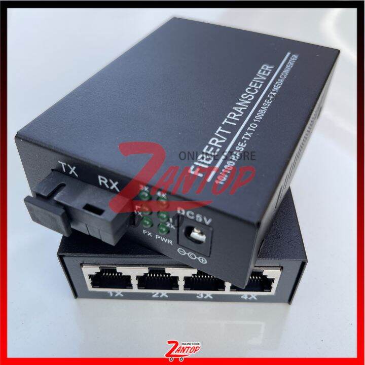 Media Converter Fiber Switch Sc Port Rj Port M F E Fiber